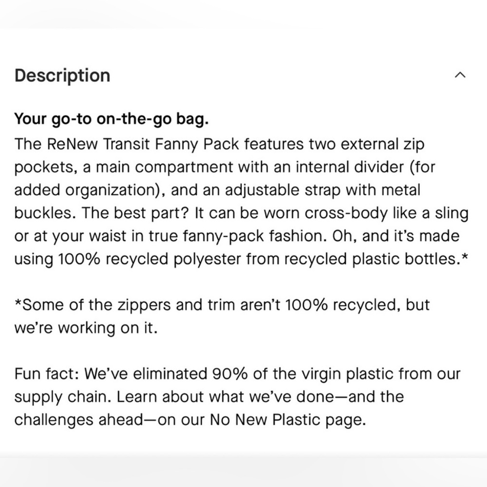 Everlane Renew Transit Gray Crossbody Bag - Picture 6 of 6